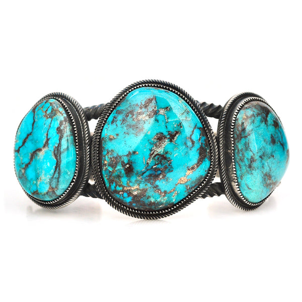 アクセサリー Henry Morgan-Navajo- /Sand Cast Bracelet Important Vintage Navajo Henry Morgan Turquoise Native