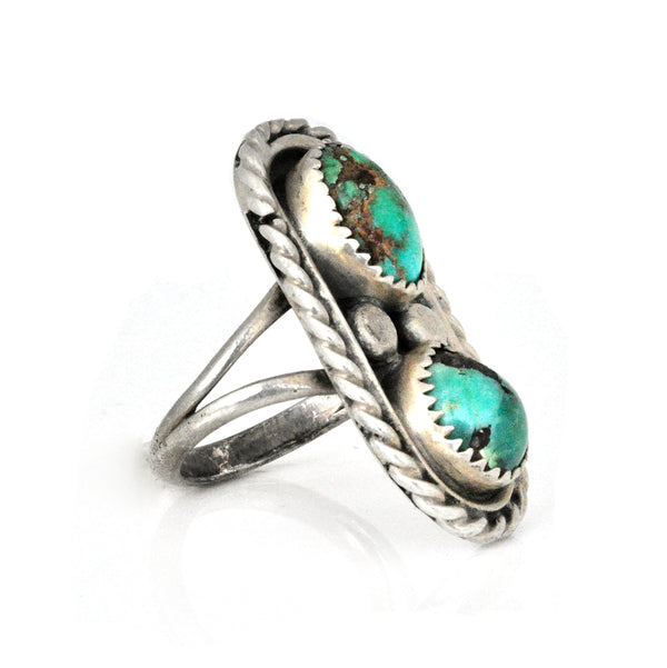 Turquoise Gemini Ring - 8