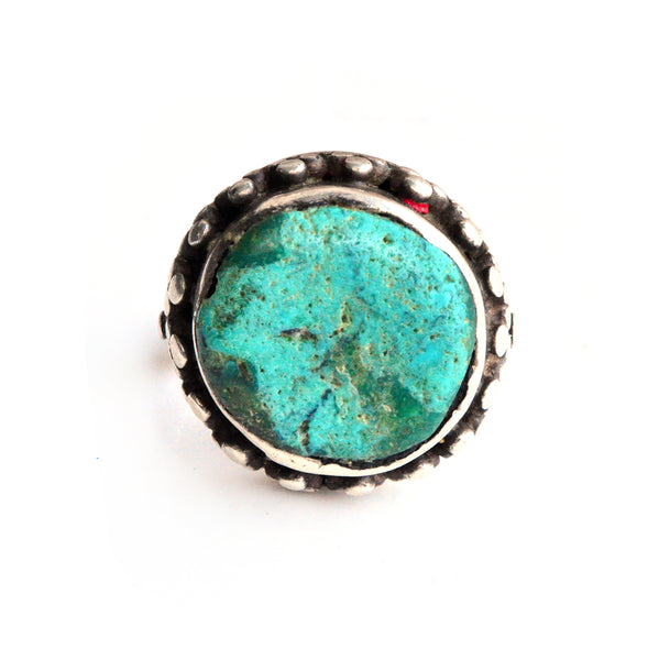 Antique Tibetan Turquoise Ring - 10 – Marteau