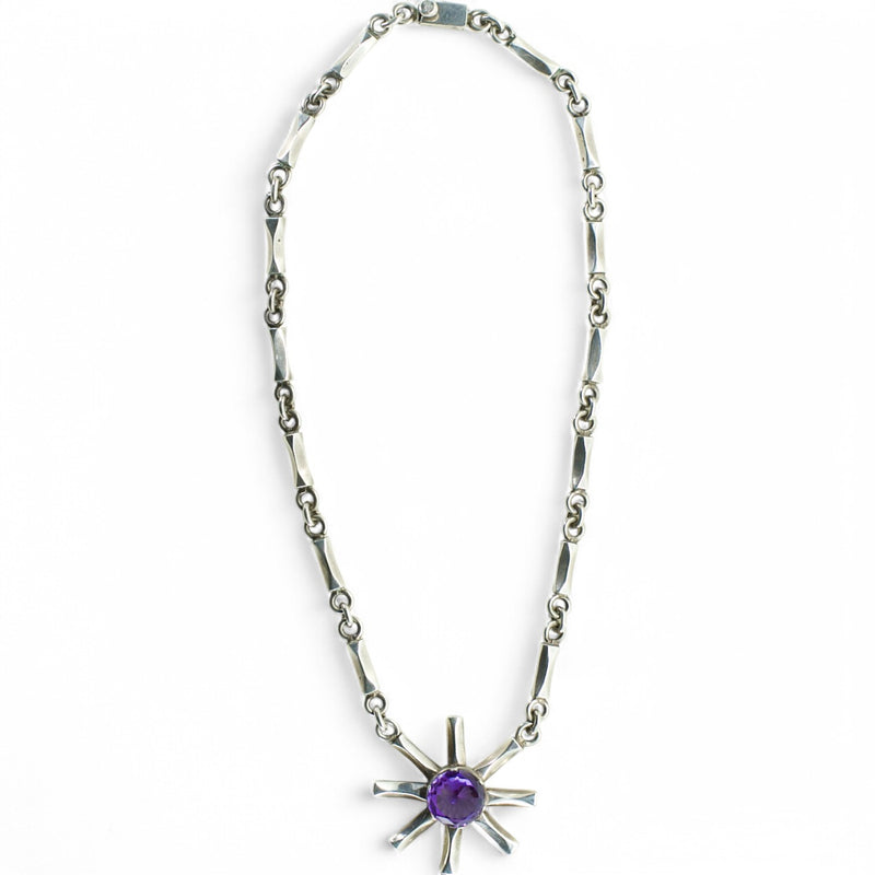 1970s Taxco Starburst Pendant