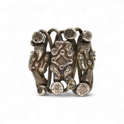 Chinese Sage Puzzle Ring - 7.5
