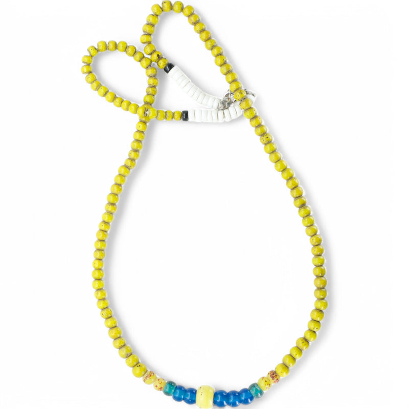 Arunachal Pradesh Yellow Bead Necklace