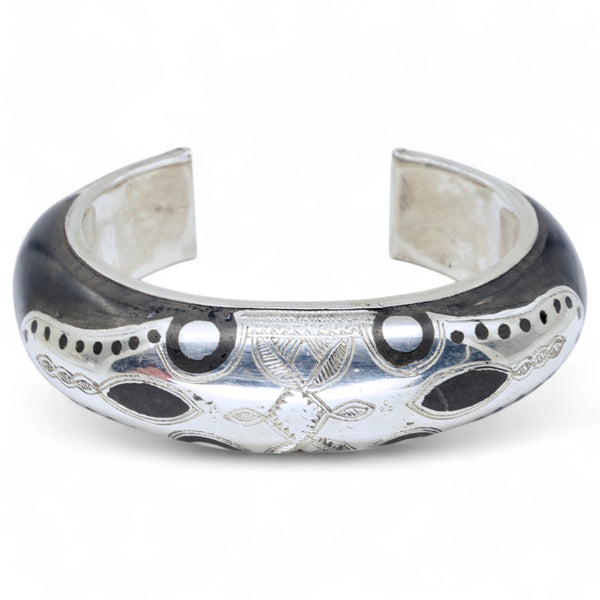 Walk Around Ebony Tuareg Cuff