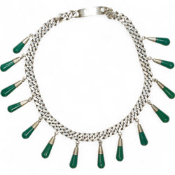 Mexican Green Drop Chain