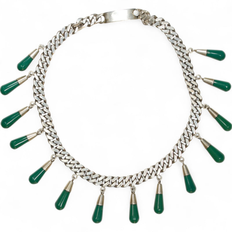Mexican Green Drop Chain