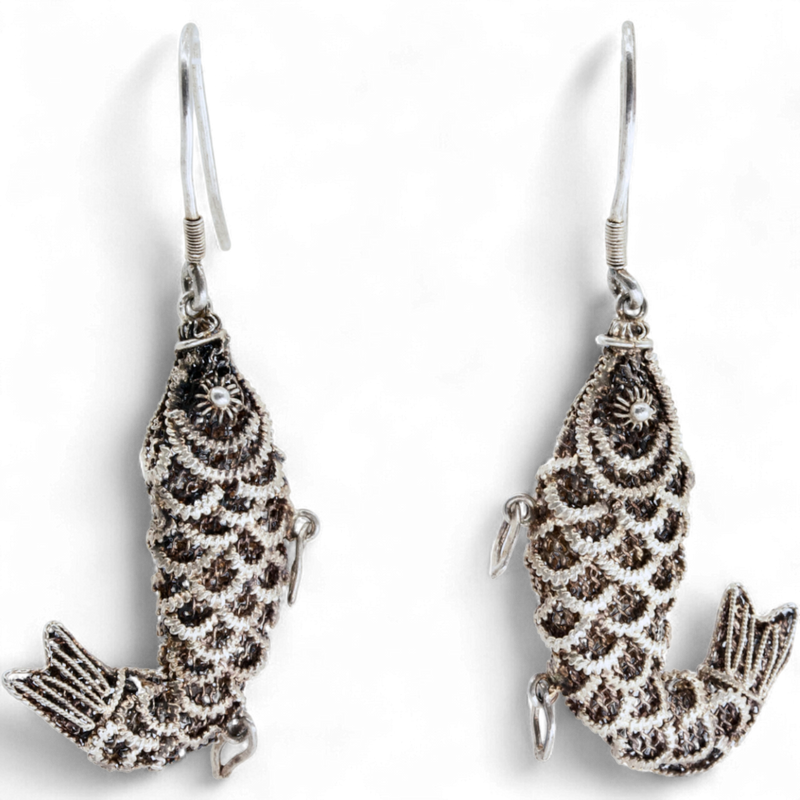 Filigree Fish Earrings