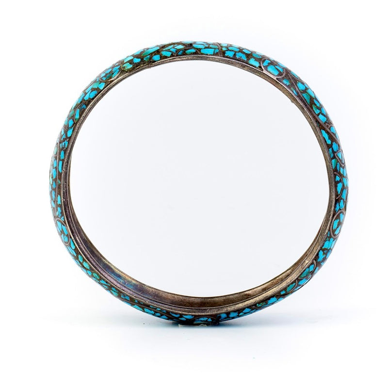 Turquoise Chip Bangle