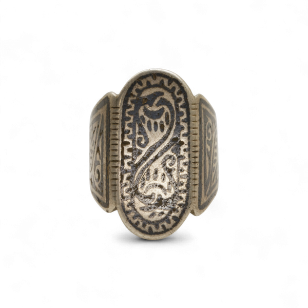 Niello Nightshade Ring - Sz 7.75