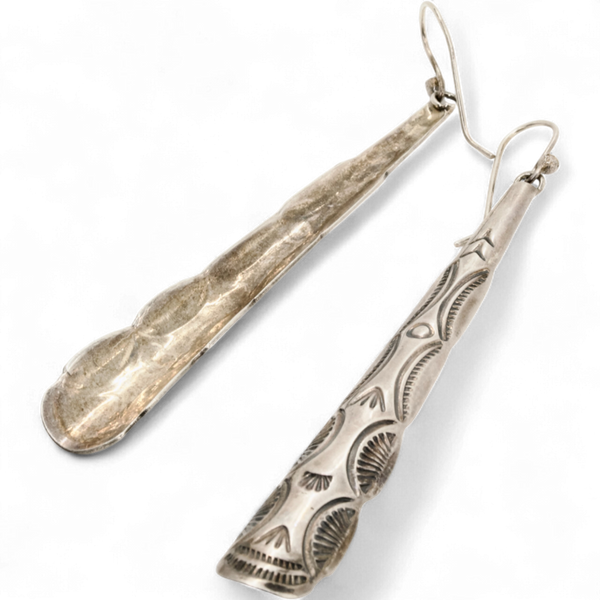 XL Stampwork Drop Earrings