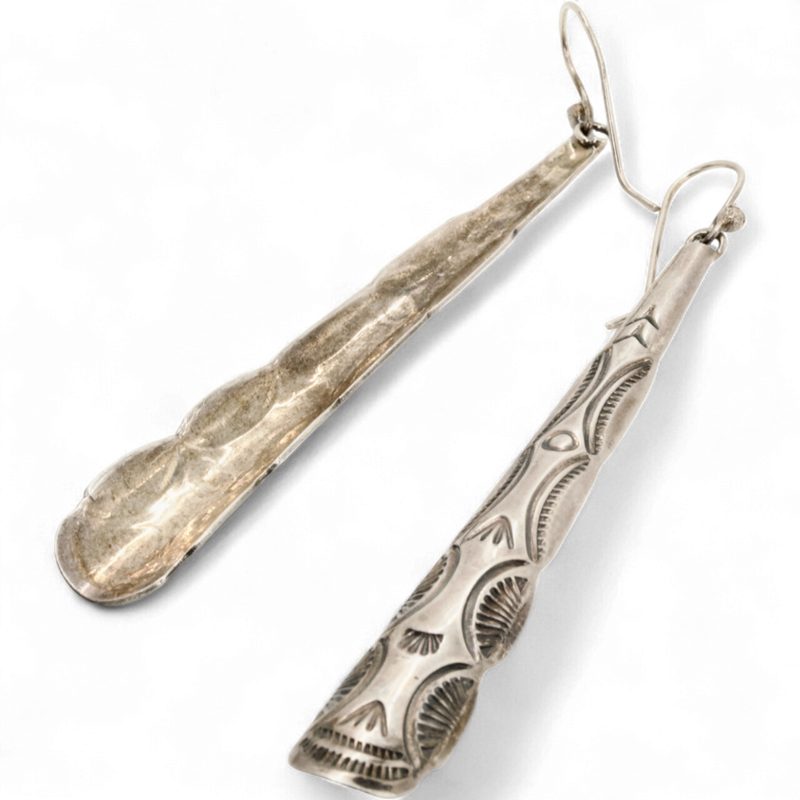 XL Stampwork Drop Earrings