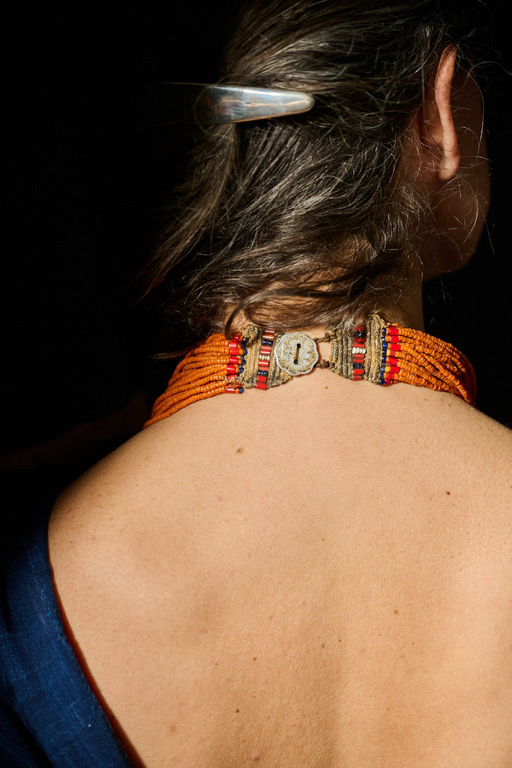 Orange Naga Necklace