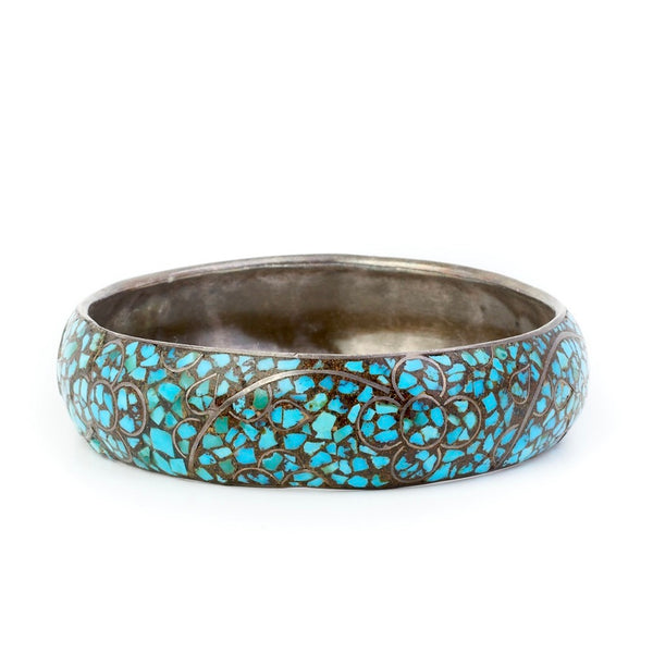 Turquoise Chip Bangle