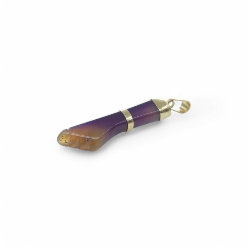 Purple Agate Mano Figa