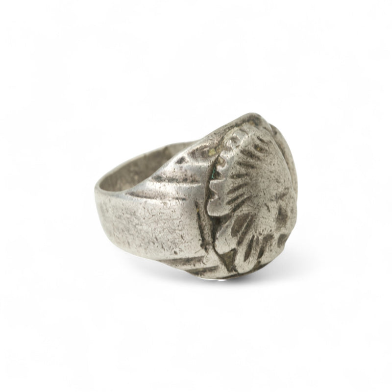 Mexican Biker Indian Head Ring - 10