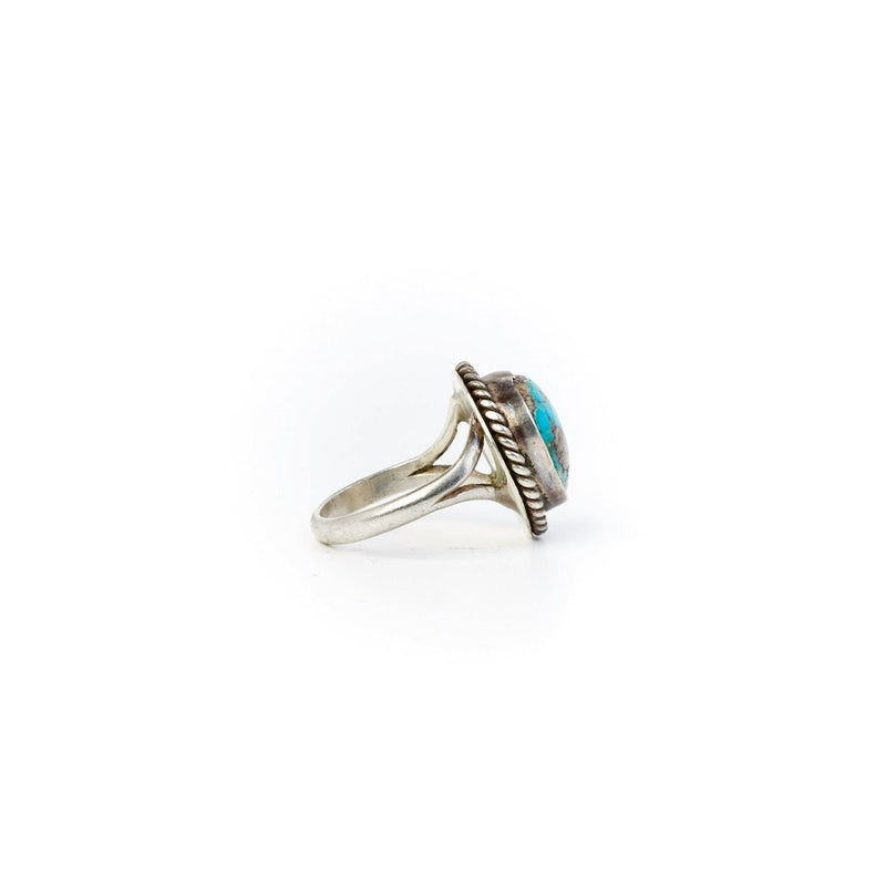Turquoise Nugget Ring - Sz 6