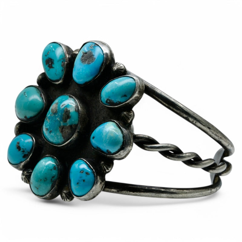 Turquoise Cluster Cuff