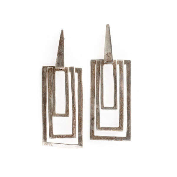 Modernist Concentric Earrings