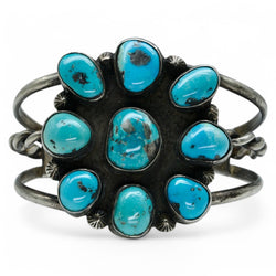 Turquoise Cluster Cuff