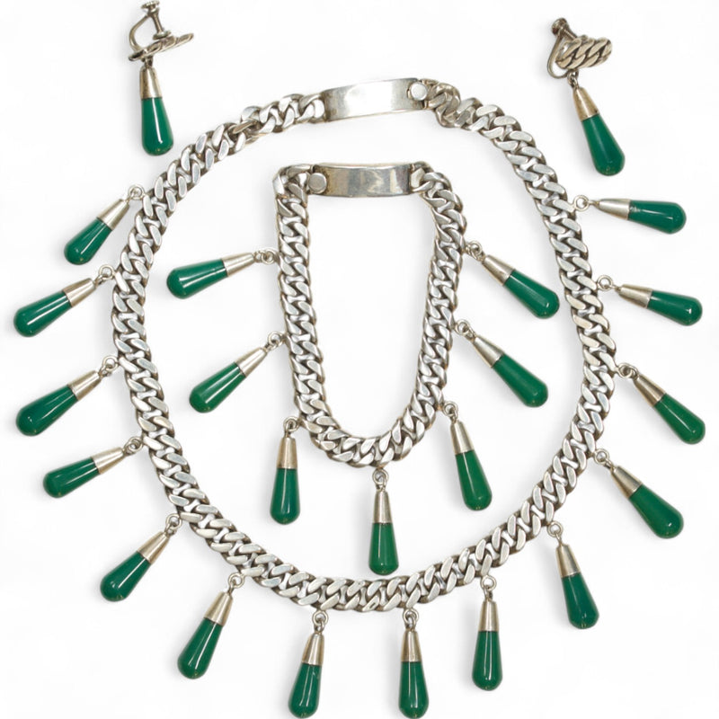 Mexican Green Drop Chain