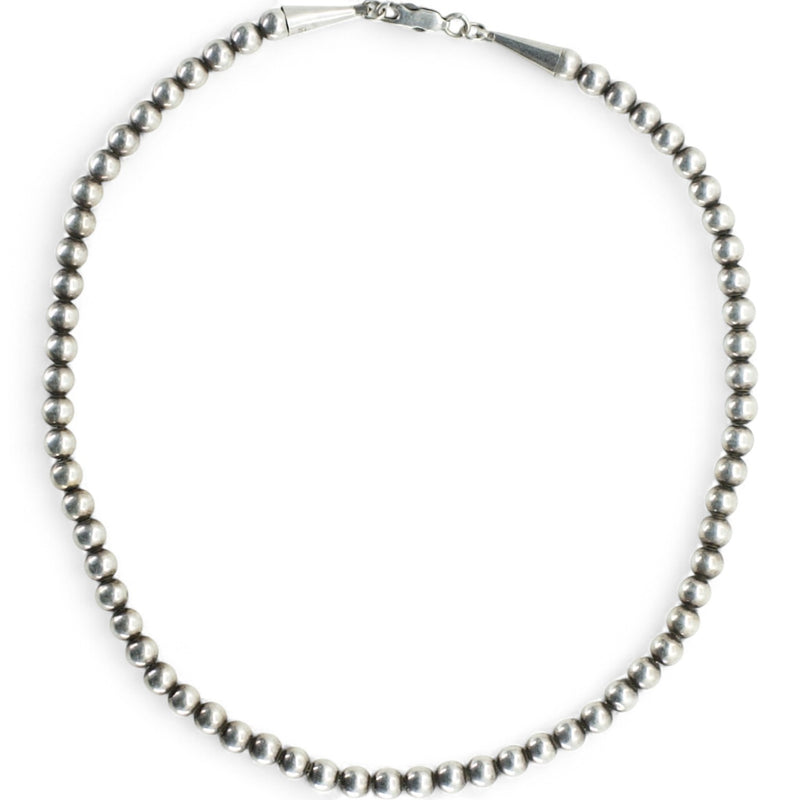 Silver Bead Necklace