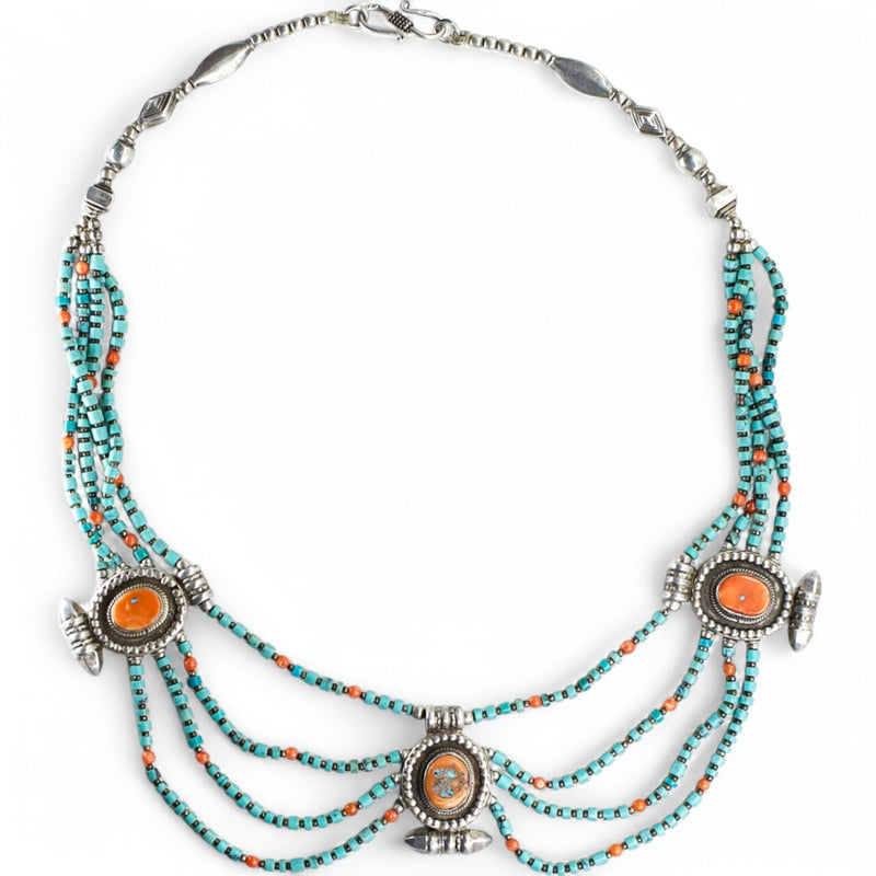 Tibetan Swag Necklace