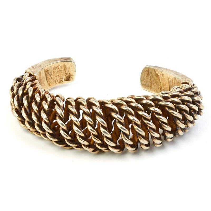 Coiled Hill Tribe Cuff