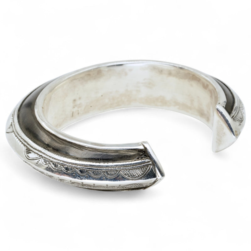 Long River Ebony Tuareg Cuff
