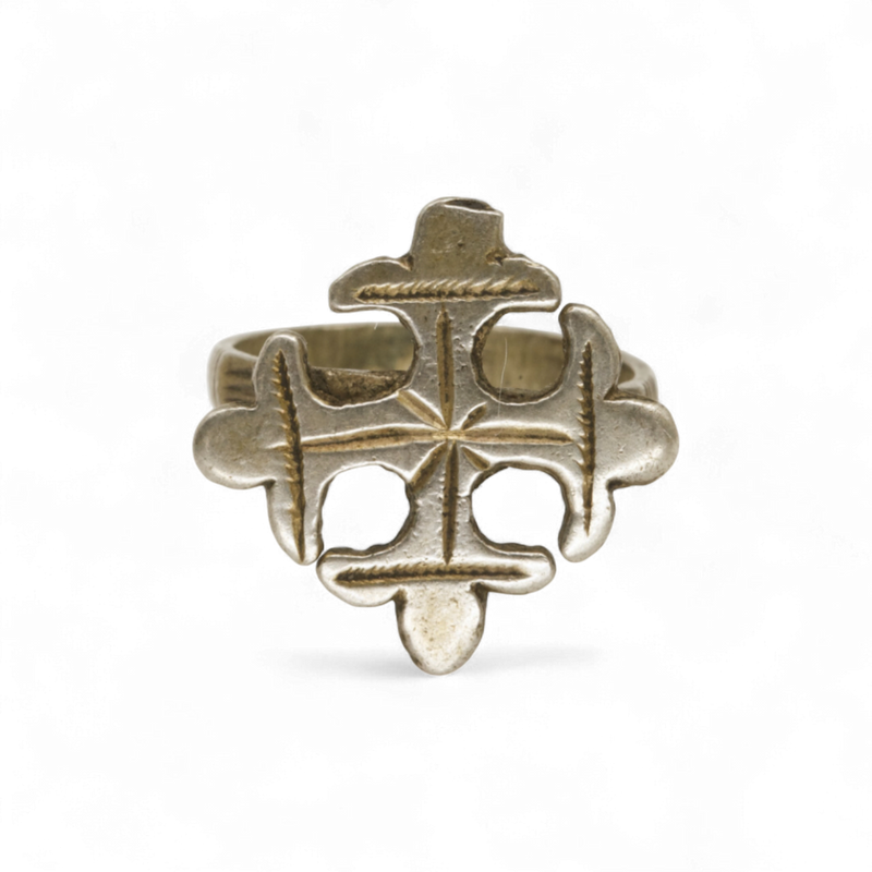 Coptic Cross Ring - Sz 6