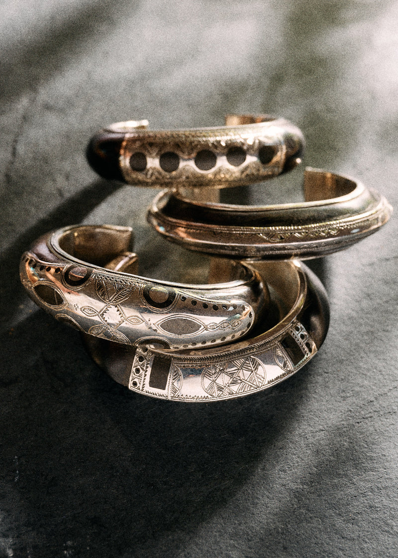 Walk Around Ebony Tuareg Cuff