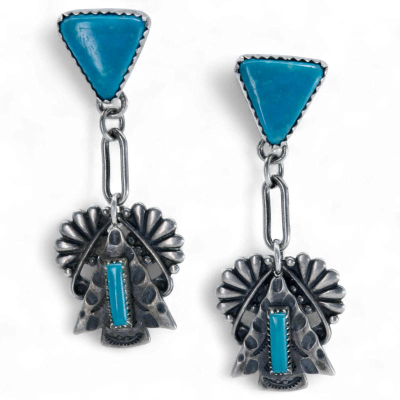 Arrowhead Turquoise Earrings