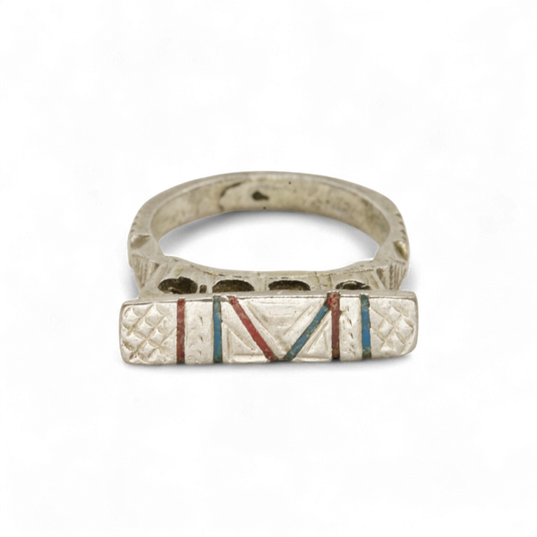 North African Bar Ring- Sz 6.5