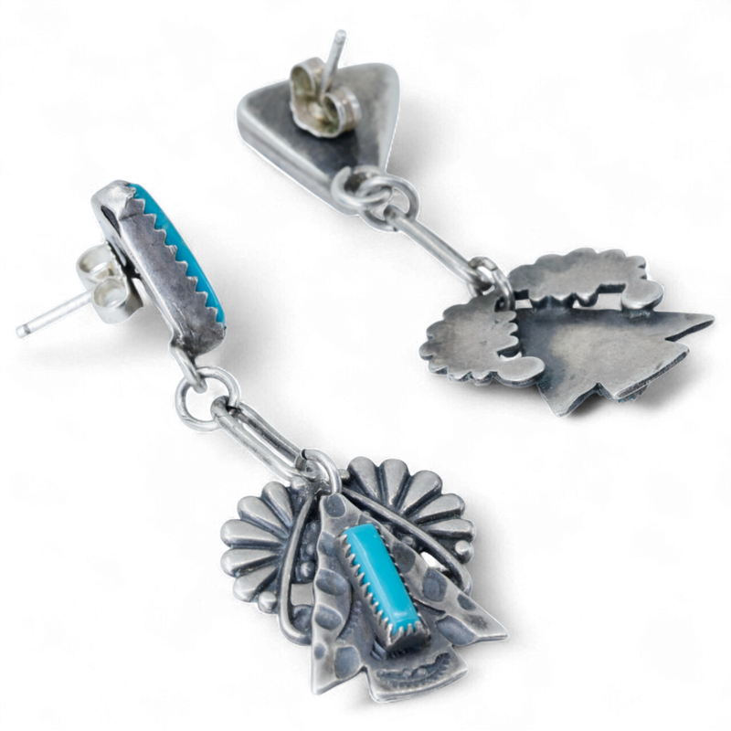 Arrowhead Turquoise Earrings