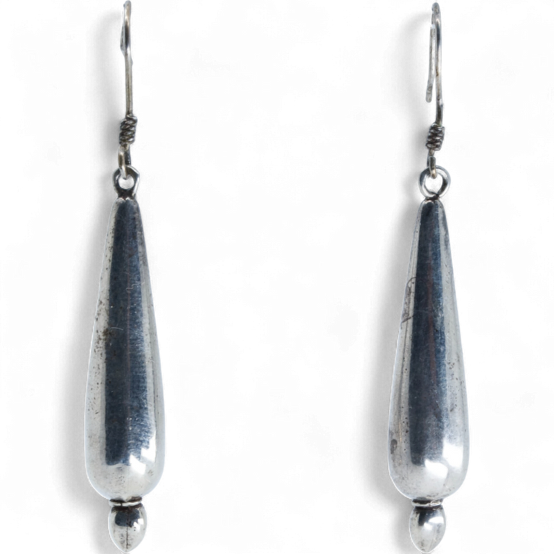Silver Drop Earrings