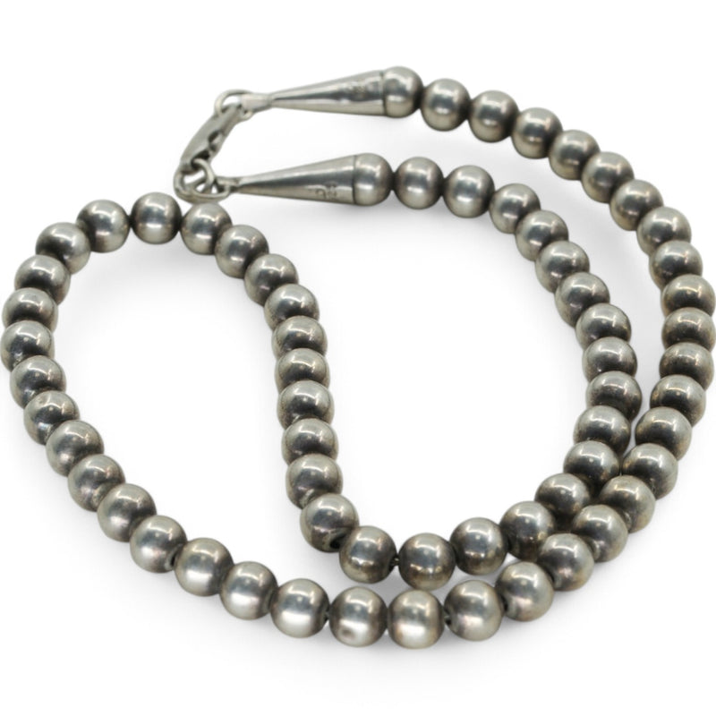 Silver Bead Necklace