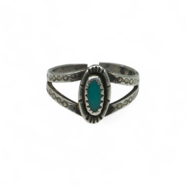 Turquoise Pinky Ring - Sz 4