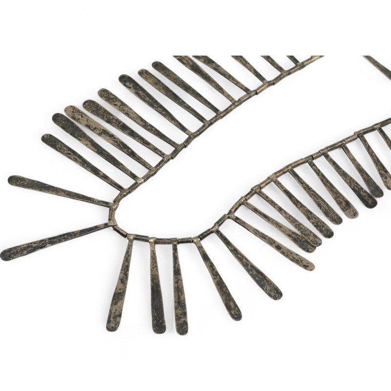 Mexican Modernist Fringe Necklace