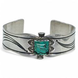 TB Square Turquoise Cuff