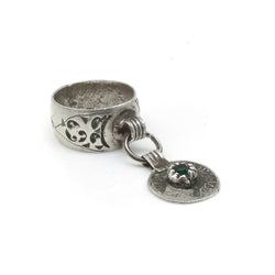 Coin Dangle Ring - Sz 8