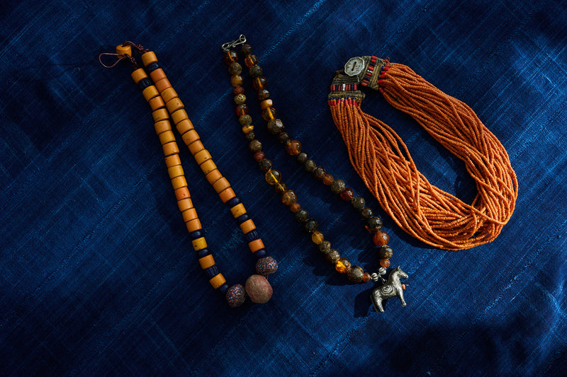 Amber Horse Necklace