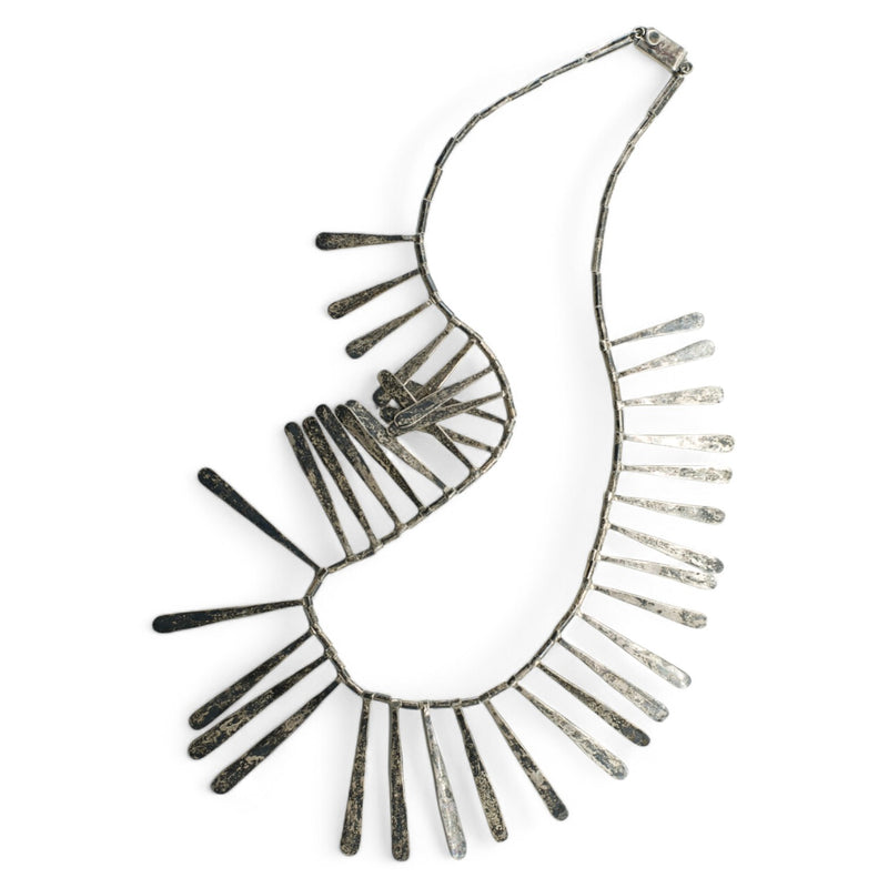 Mexican Modernist Fringe Necklace