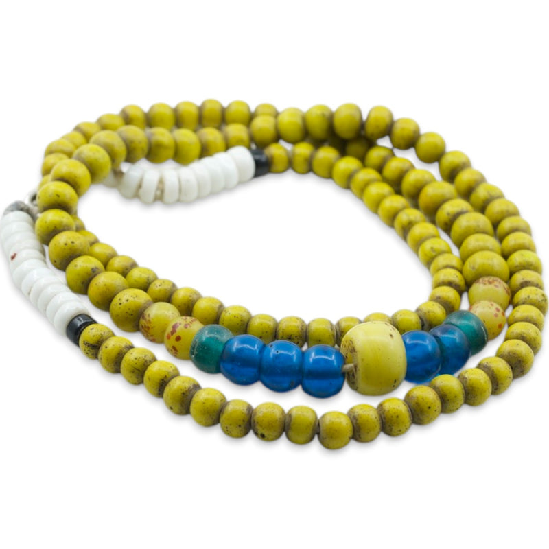 Arunachal Pradesh Yellow Bead Necklace