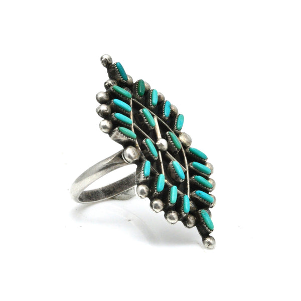 Zuni Needle Point Ring - 9