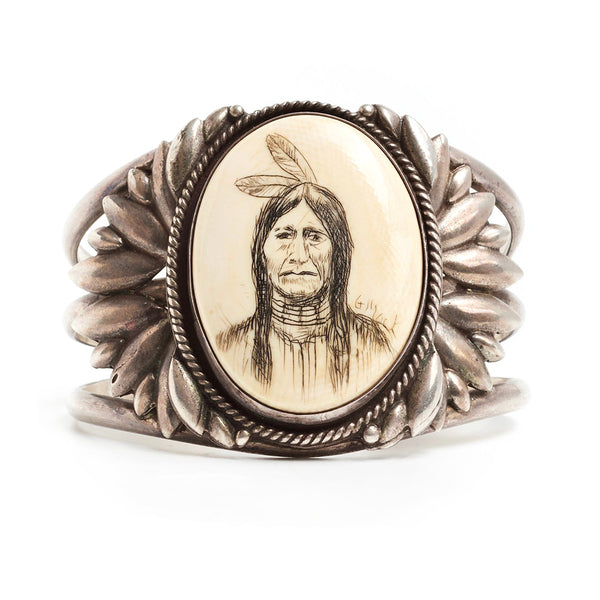 Scrimshaw Cuff