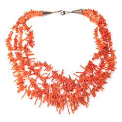 Coral and Pearl Necklace