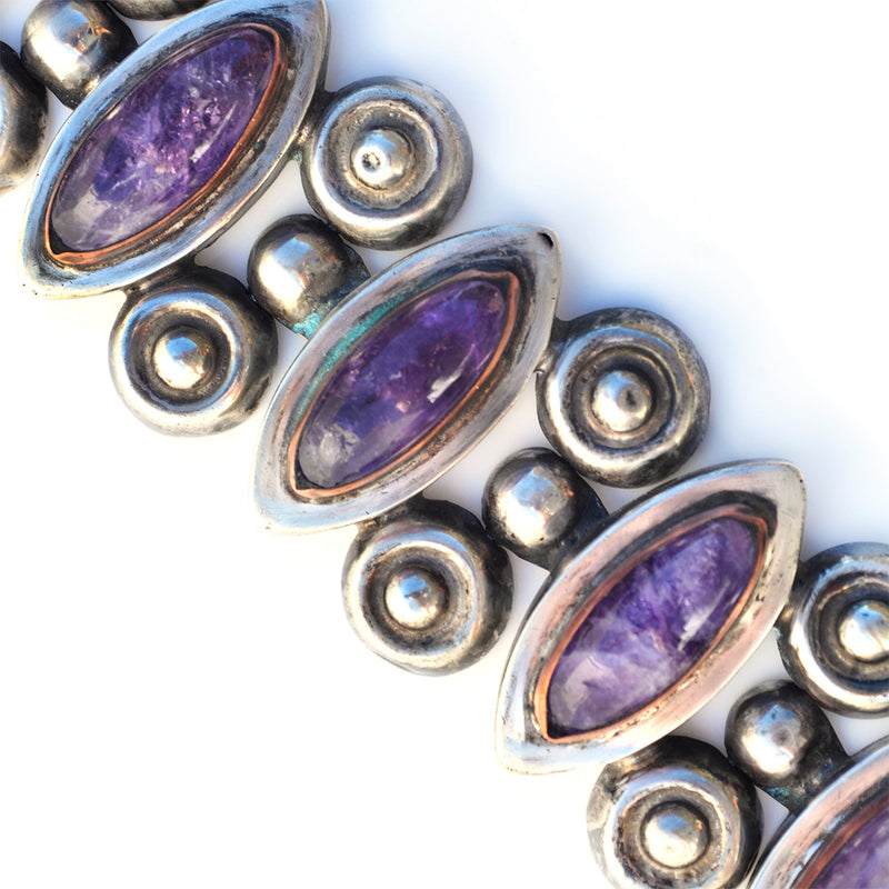 Amethyst Navette Bracelet
