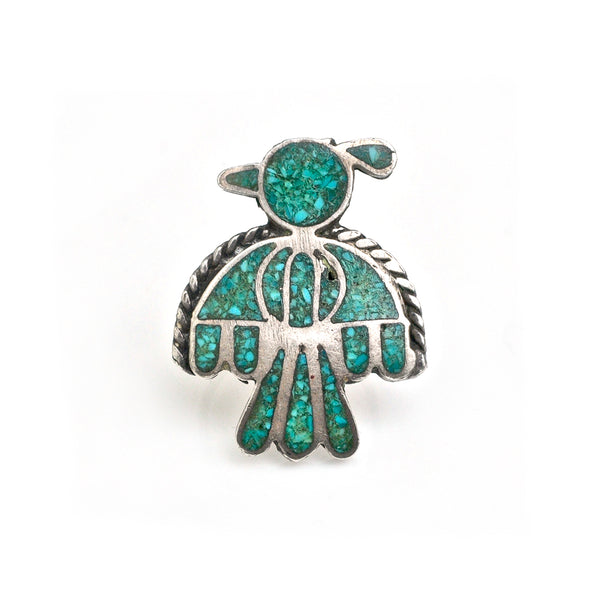 Peyote Bird Pinkie Ring - 4