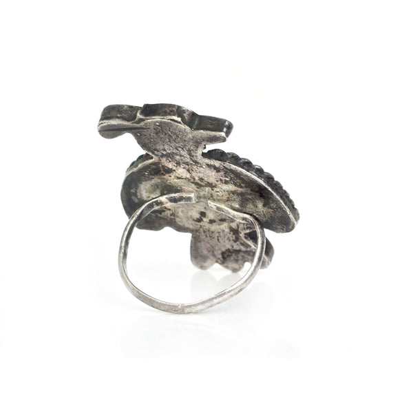 Peyote Bird Pinkie Ring - 4