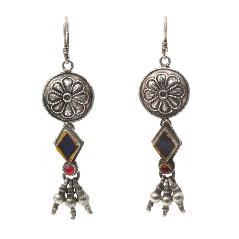 Mirrored Flower Earrings