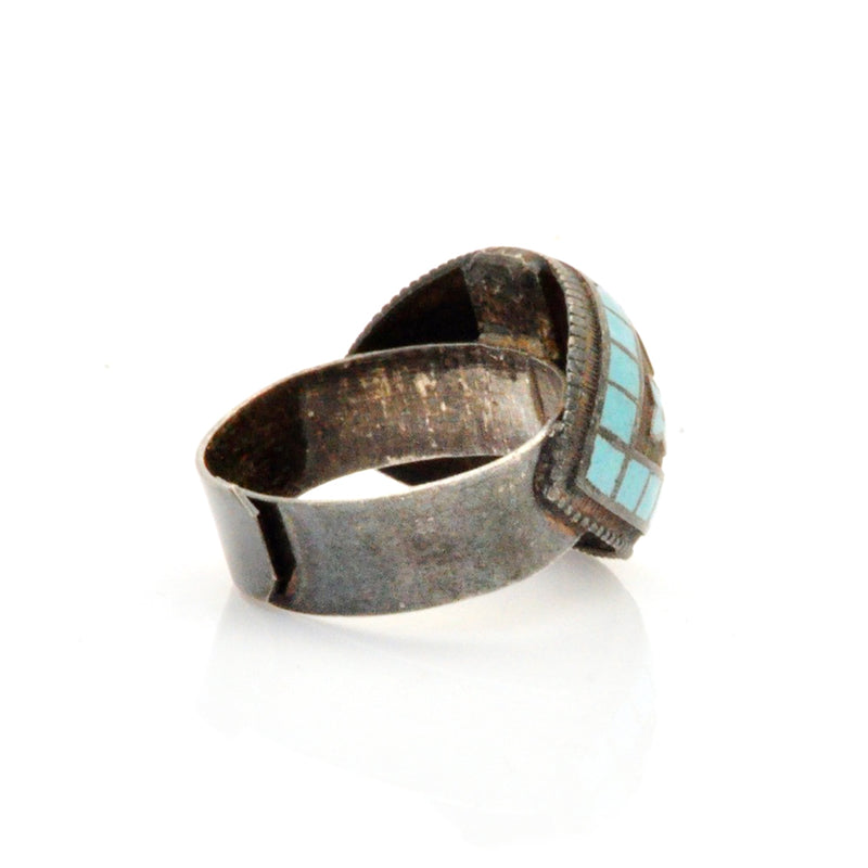 Enamel Flower Eye Ring
