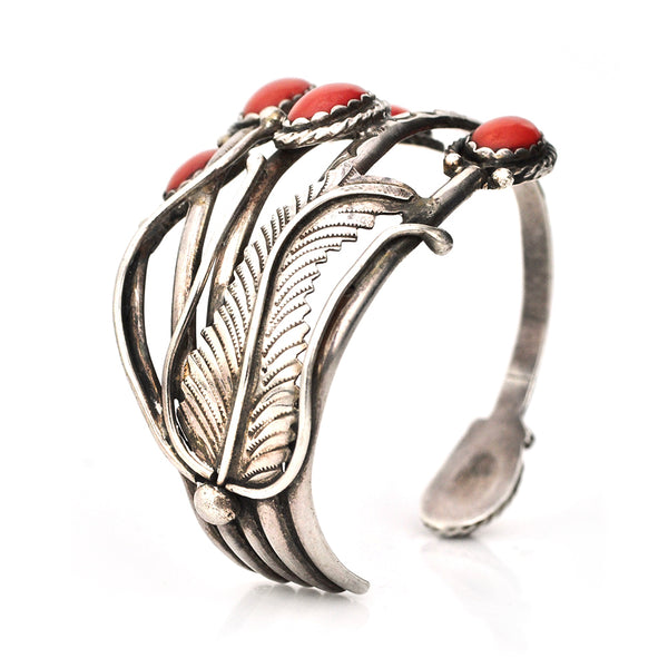 Coral Reed Cuff